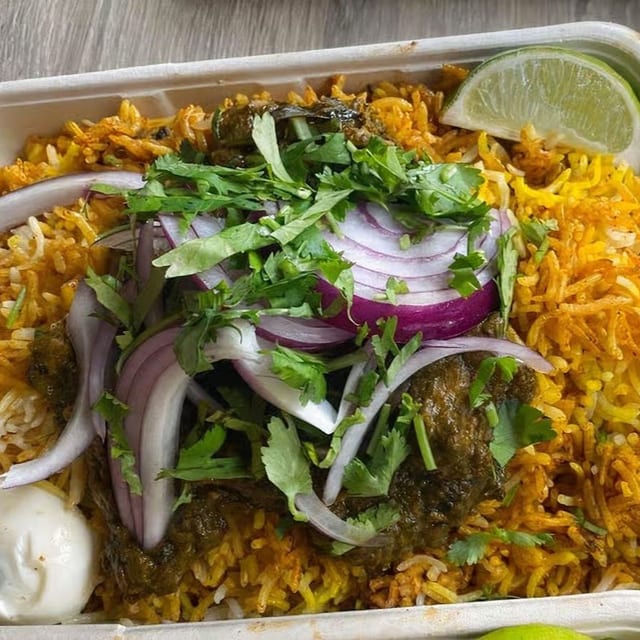 Gongura Chicken Biriyani.