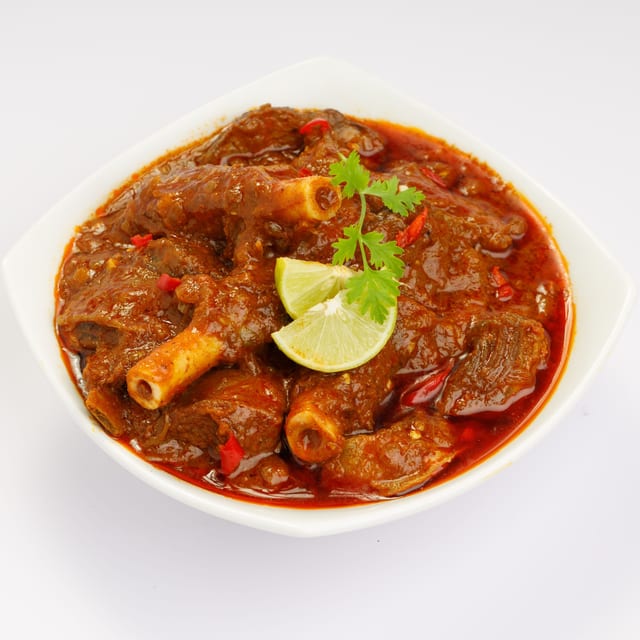 Spicy Goat Curry.
