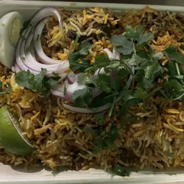 Hyderabad Goat Dum Biriyani.