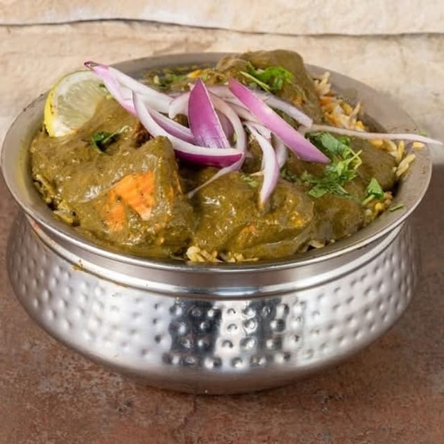 Hara Mirchi Chicken Biriyani.