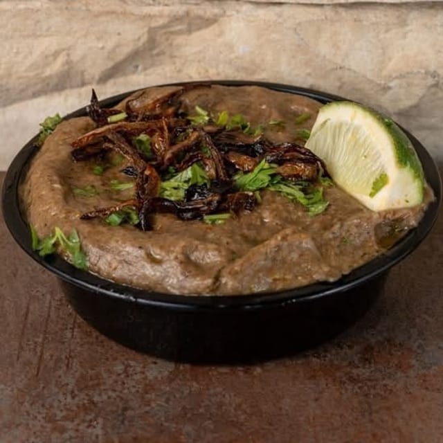 Haleem (Chicken 65+Egg).
