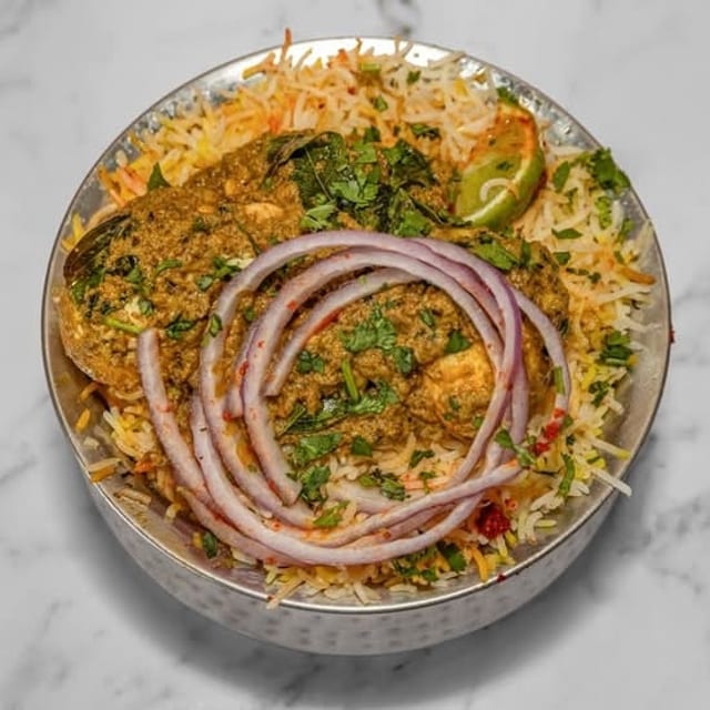 Amaravathi Egg Biriyani.